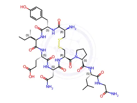 Chemical structure of Oxytocin EP Impurity C