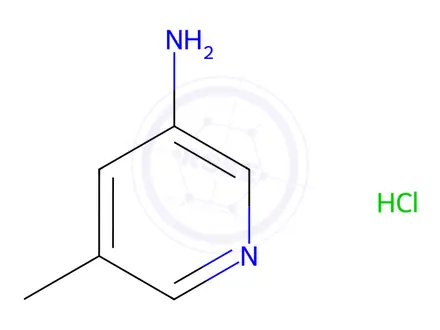 Chemical structure of 3-Amino-5-methylpyridine Hydrochloride