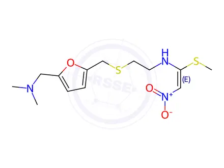 Chemical structure of Ranitidine