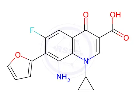 Chemical structure of Garenoxacin Impurity 6