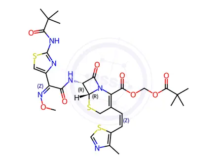 Chemical structure of Cefditoren Impurity 6