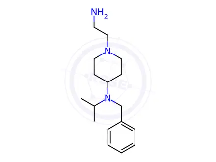 Chemical structure of 1-(2-Aminoethyl)-N-benzyl-N-isopropylpiperidin-4-amine