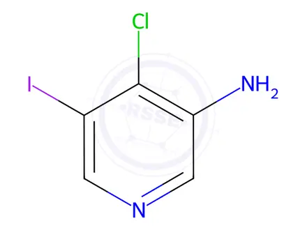Chemical structure of 4-Chloro-5-iodopyridin-3-amine