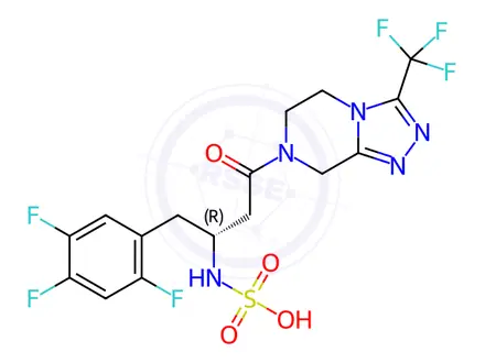 Chemical structure of Sitagliptin Impurity 67
