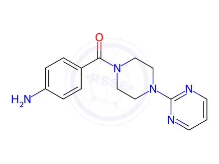 Chemical structure of (4-Aminophenyl)(4-(pyrimidin-2-yl)piperazin-1-yl)methanone
