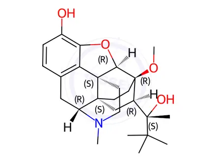 Chemical structure of Buprenorphine Impurity 12