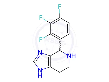 Chemical structure of 4-(2,3,4-Trifluorophenyl)-4,5,6,7-tetrahydro-3h-imidazo[4,5-c]pyridine