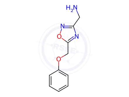 Chemical structure of (5-(Phenoxymethyl)-1,2,4-oxadiazol-3-yl)methanamine