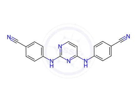 Chemical structure of Rilpivirine Impurity 1