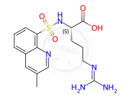 Chemical structure of Argatroban Impurity 34