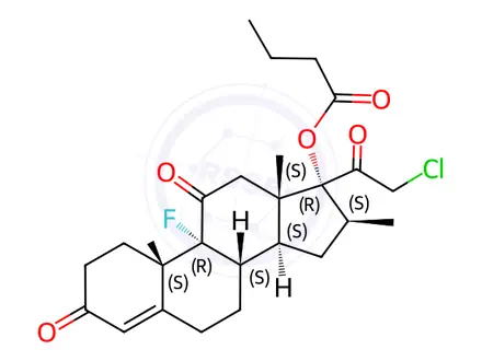 Chemical structure of Clobetasone butyrate EP Impurity E