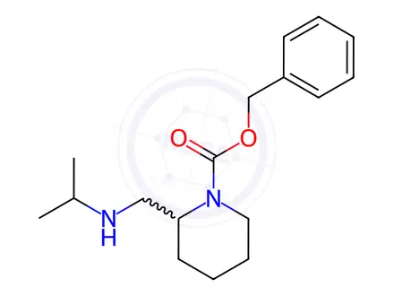 Chemical structure of Benzyl 2-((isopropylamino)methyl)piperidine-1-carboxylate