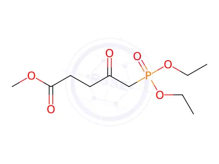 Chemical structure of Pentanoic acid, 5-(diethoxyphosphinyl)-4-oxo-, methyl ester
