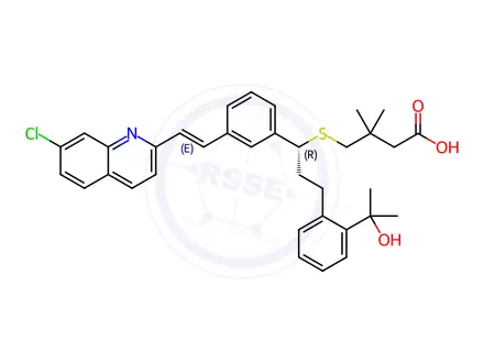 Chemical structure of Montelukast Sodium Impurity 61