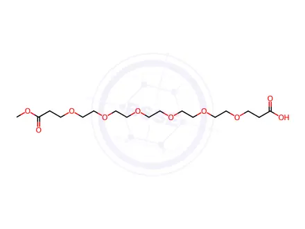 Chemical structure of 3-oxo-2,6,9,12,15,18,21-heptaoxatetracosan-24-oic acid