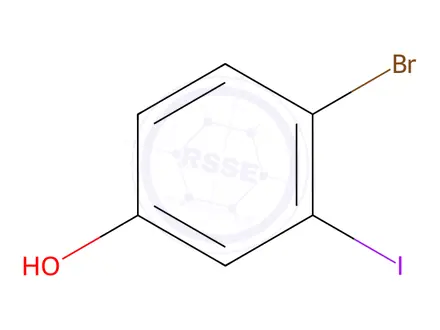 Chemical structure of 4-Bromo-3-iodophenol