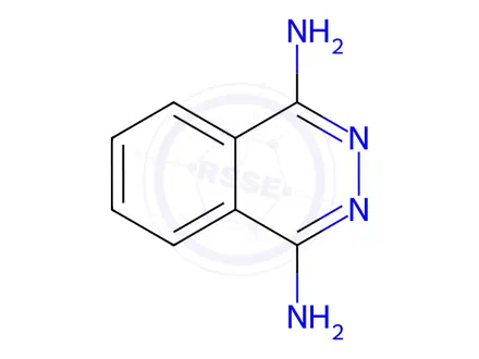 Chemical structure of Phthalazine-1,4-diamine