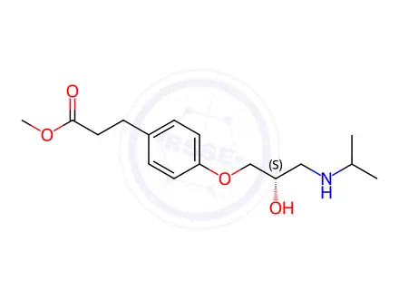 Chemical structure of (S)-Esmolol Hydrochloride