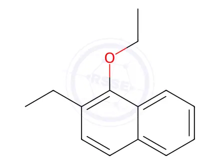 Chemical structure of Naphthalene, 1-ethoxy-2-ethyl-(9CI)