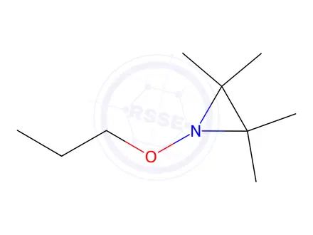 Chemical structure of Aziridine, 2,2,3,3-tetramethyl-1-propoxy-(9CI)