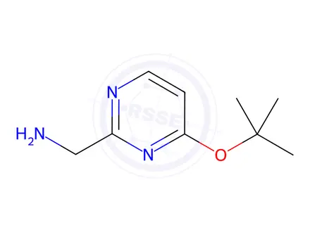 Chemical structure of (4-(tert-Butoxy)pyrimidin-2-yl)methanamine
