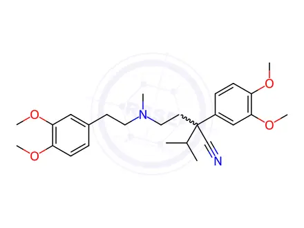 Chemical structure of Verapamil EP Impurity I
