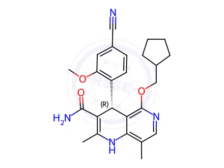 Chemical structure of Finerenone Impurity 13