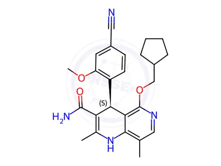 Chemical structure of Finerenone Impurity 12