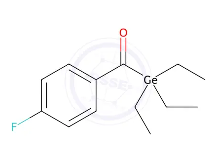 Chemical structure of (4-Fluorophenyl)(triethylgermyl)methanone