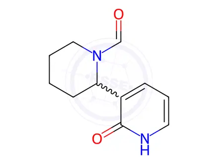 Chemical structure of 2-(2-Oxo-1,2-dihydropyridin-3-yl)piperidine-1-carbaldehyde