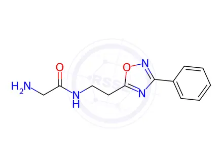 Chemical structure of 2-Amino-N-(2-(3-phenyl-1,2,4-oxadiazol-5-yl)ethyl)acetamide