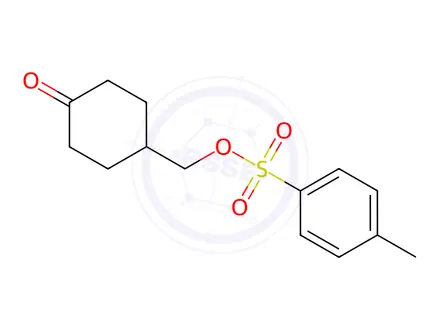 Chemical structure of Cyclohexanone,4-[[[(4-methylphenyl)sulfonyl]oxy]methyl]-