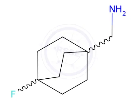 Chemical structure of (4-Fluorobicyclo[2.2.2]Octan-1-yl)methanamine hydrochloride