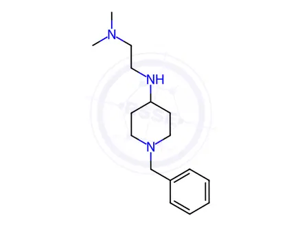 Chemical structure of {2-[(1-benzylpiperidin-4-yl)amino]ethyl}dimethylamine trihydrochloride