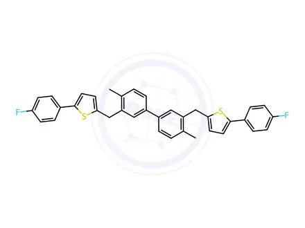 Chemical structure of Canagliflozin Dimer Impurity 2