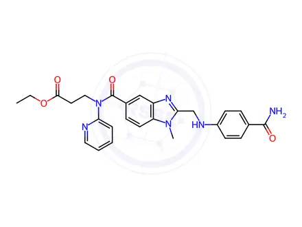 Chemical structure of Dabigatran impurity E