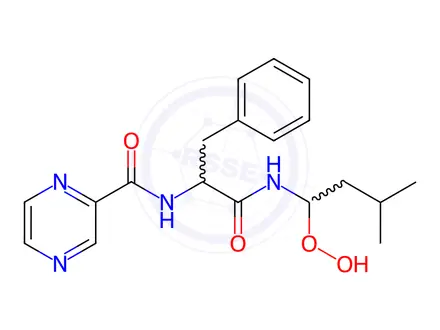 Chemical structure of Bortezomib Impurity M