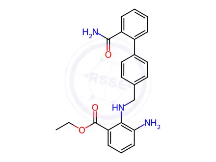 Chemical structure of Azilsartan impurity F