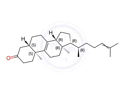 Chemical structure of zymosterone