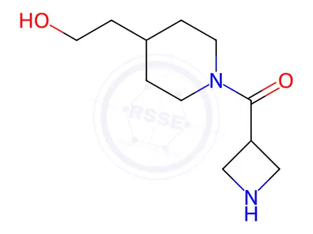 Chemical structure of Azetidin-3-yl(4-(2-hydroxyethyl)piperidin-1-yl)methanone