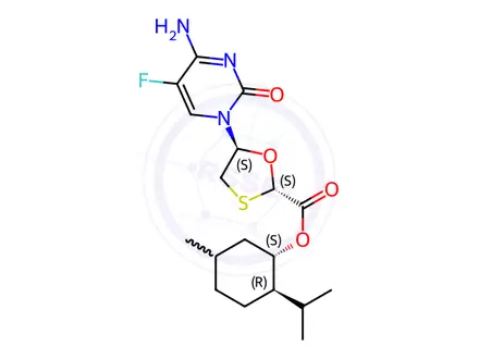 Chemical structure of Emtricitabine Impurity V