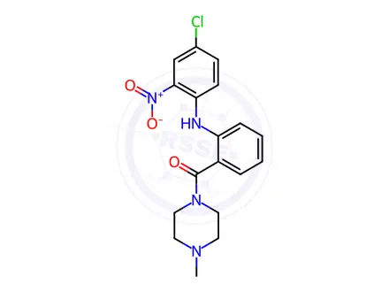 Chemical structure of Clozapine Impurity E