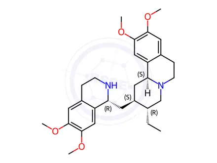 Chemical structure of Emetine Dihydrochloride