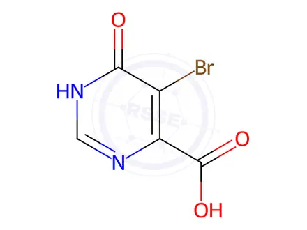 Chemical structure of 5-BroMo-6-hydroxypyriMidine-4-carboxylic acid