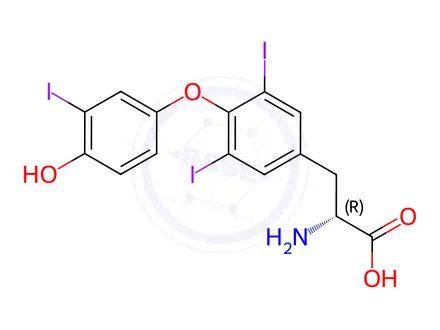 Chemical structure of Liothyronine Impurity 33