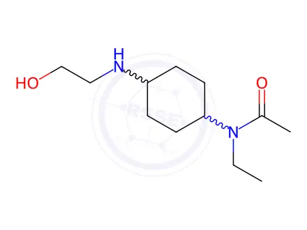 Chemical structure of N-Ethyl-N-(4-((2-hydroxyethyl)amino)cyclohexyl)acetamide
