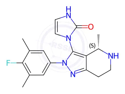Chemical structure of Orforglipron Impurity 12