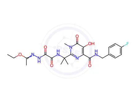 Chemical structure of Raltegravir EP Impurity F
