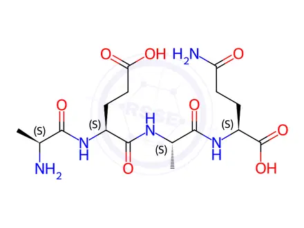 Chemical structure of Alanyl Glutamine Impurity 3