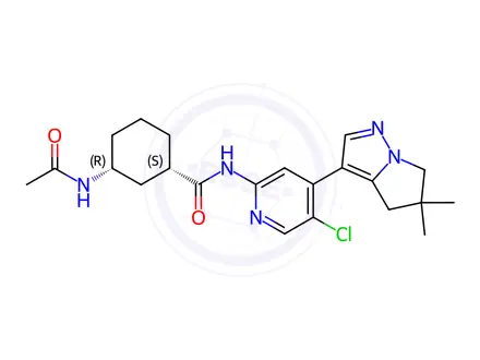 Chemical structure of AZD4573